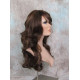 HS PHOENIX | Toasted Pecan Long Wig Flipped Ends Gentle Wave Skin Part HEAT OK 