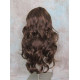 HS PHOENIX | Toasted Pecan Long Wig Flipped Ends Gentle Wave Skin Part HEAT OK 