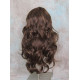 HS PHOENIX | Toasted Pecan Long Wig Flipped Ends Gentle Wave Skin Part HEAT OK 