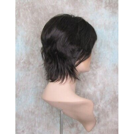 SWANNA | Cappuccino Brown Short Wig Shorter Full Body Layers Bangs