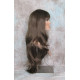 ROSEMARY | Medium Brown Long Layered Wig Bangs Skin Part 