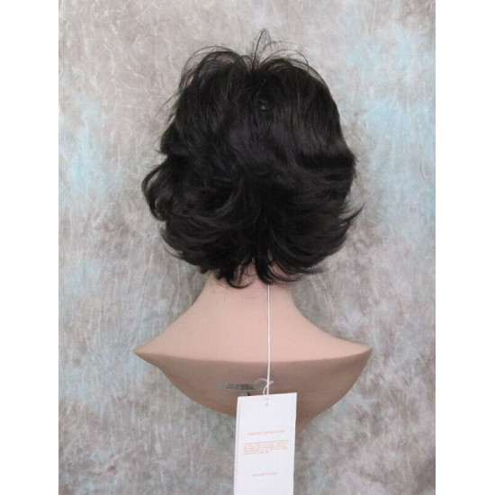 LEXY | Dark Brown Short Wig Choppy Layers Flipped Ends 