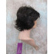 LEXY | Dark Brown Short Wig Choppy Layers Flipped Ends 