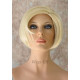SHERYL | Light Blonde Short Wig Sassy Bob Long Bangs Zig Zag Part 