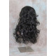 DAREEN | Darkest Brown Long Wig All over Sexy Curls Bangs 23" 