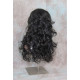 DAREEN | Darkest Brown Long Wig All over Sexy Curls Bangs 23" 