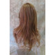 Delilah | Auburn Blonde Mix Long Wig Wavy Side Swept Bangs Skin Crown | Adora