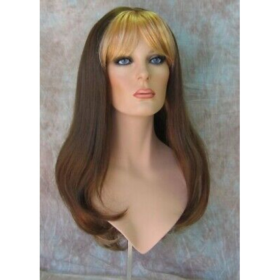 HEAVENLY BODY | Hazelnut Long Wig Skin Part Bangs | Forever Young