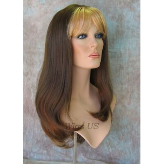 HEAVENLY BODY | Hazelnut Long Wig Skin Part Bangs | Forever Young