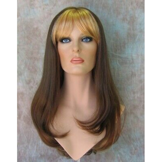 HEAVENLY BODY | Hazelnut Long Wig Skin Part Bangs | Forever Young