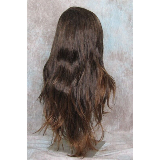COSABELLA | Black Auburn Long Wig Gentle Waves Layers Side Part | Forever Young