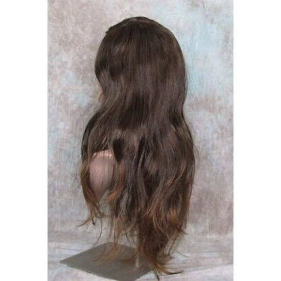 COSABELLA | Black Auburn Long Wig Gentle Waves Layers Side Part | Forever Young