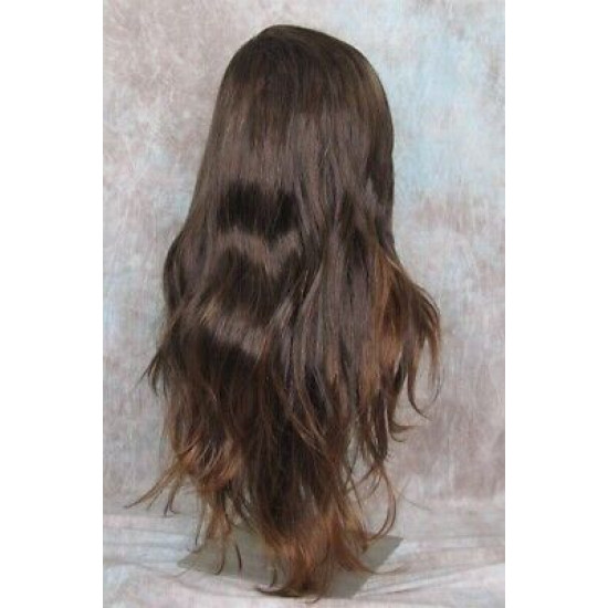 COSABELLA | Black Auburn Long Wig Gentle Waves Layers Side Part | Forever Young