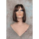 MAXINE | Auburn Medium Wig Classic Bob Center Skin Part Bangs 