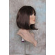 MAXINE | Auburn Medium Wig Classic Bob Center Skin Part Bangs 