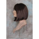 MAXINE | Auburn Medium Wig Classic Bob Center Skin Part Bangs 