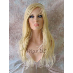 COSABELLA | Medium Blonde Long Wig Gentle Waves Layers Side Part | Forever Young