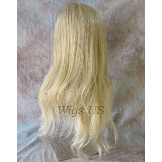 COSABELLA | Medium Blonde Long Wig Gentle Waves Layers Side Part | Forever Young