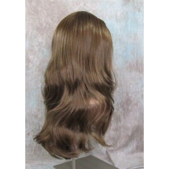 LINDA | Golden Brown Long Wig Luscious Layers Full Skin Top 26"