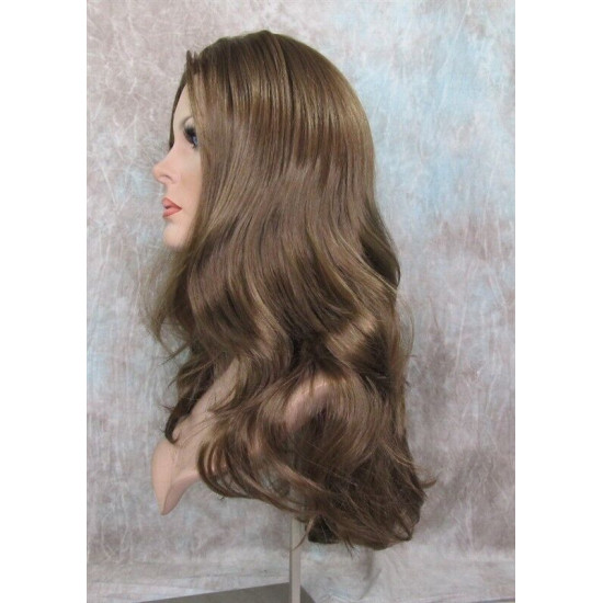 LINDA | Golden Brown Long Wig Luscious Layers Full Skin Top 26"