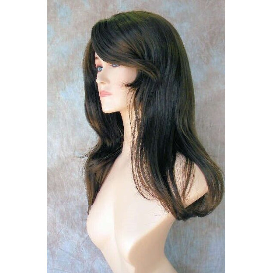 NOCTURNAL | Medium Brown Long Wig Gorgeous Skin Side Part | Forever Young