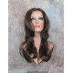 JORDAN | Medium Brown Long Wig Straight Lots of Layers Skin Top 21"