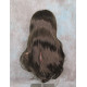 JORDAN | Medium Brown Long Wig Straight Lots of Layers Skin Top 21"