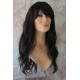 ERICA | Darkest Brown Long Wig HEAT OK Waves Bangs Skin Crown Wigs 2