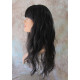 ERICA | Darkest Brown Long Wig HEAT OK Waves Bangs Skin Crown Wigs 2
