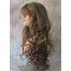 HS BOSTON | Long Wig HEAT OK Gentle Curls Side Swept Bangs COLOR CHOICE