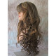HS BOSTON | Long Wig HEAT OK Gentle Curls Side Swept Bangs COLOR CHOICE