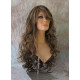 HS BOSTON | Long Wig HEAT OK Gentle Curls Side Swept Bangs COLOR CHOICE