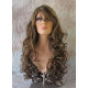 HS BOSTON | Long Wig HEAT OK Gentle Curls Side Swept Bangs COLOR CHOICE
