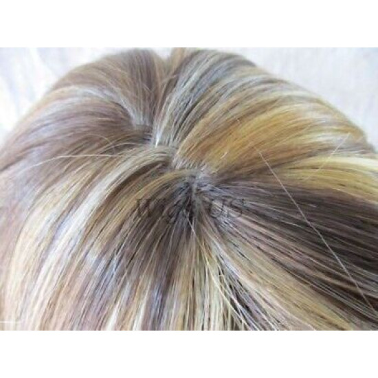 HS BOSTON | Long Wig HEAT OK Gentle Curls Side Swept Bangs COLOR CHOICE