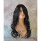 GABBY | Darkest Brown Long Wig Long Barrel Curls Skin Part HEAT OK Wigs