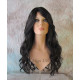 GABBY | Darkest Brown Long Wig Long Barrel Curls Skin Part HEAT OK Wigs