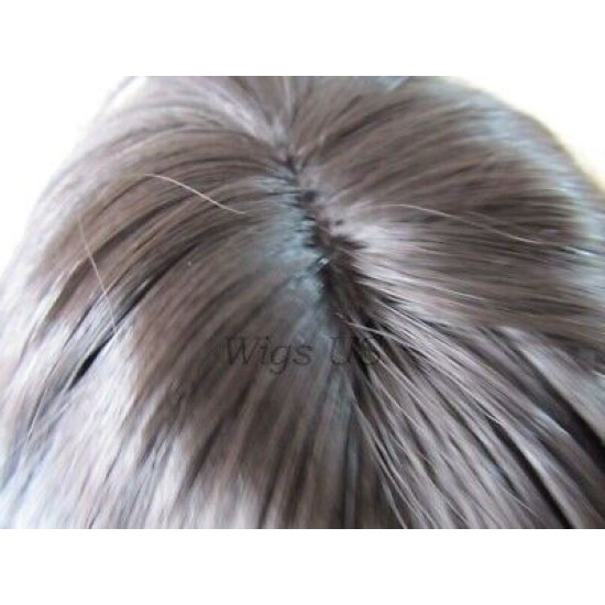 GABBY | Darkest Brown Long Wig Long Barrel Curls Skin Part HEAT OK Wigs