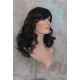 DANIELLE | Dark Brown Long Wig Below Shoulder HEAT OK Curls Full Bangs 