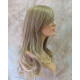 Delilah | Ash Blonde Long Wig Wavy Side Swept Bangs Skin Crown | Adora