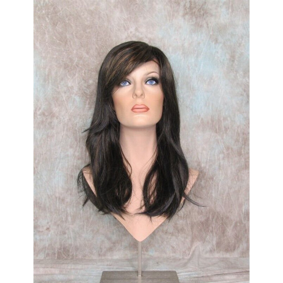 JANELLE | Black Strawberry Mix Long Wig Face Frame Longer Layers 