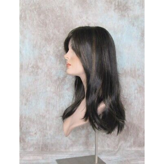 JANELLE | Black Strawberry Mix Long Wig Face Frame Longer Layers 