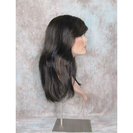 JANELLE | Black Strawberry Mix Long Wig Face Frame Longer Layers 