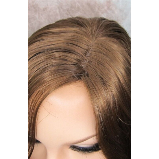 COSABELLA | Golden Brown Long Wig Waves Layers Side Part | Forever Young