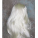 LINDA XL | White Blonde Long Layers Wig Full Skin Top 28" 