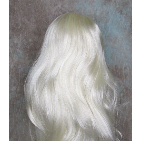 LINDA XL | White Blonde Long Layers Wig Full Skin Top 28" 