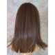 MISSY | Auburn Brown Mix Medium Wig HEAT OK Straight Bangs Wigs 