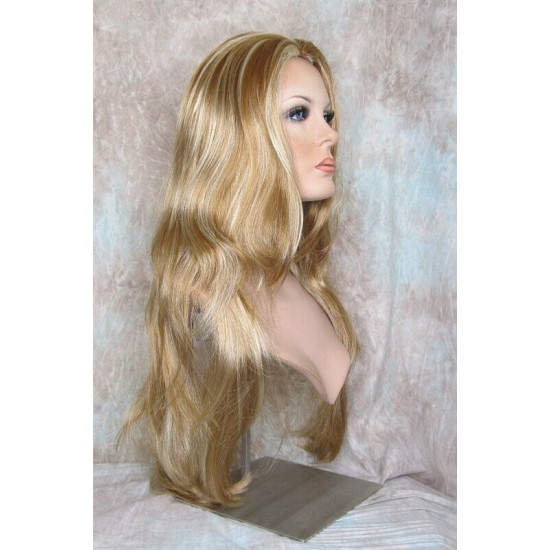 LINDA XL | Strawberry Blonde Mix Long Layers Wig Full Skin Top 28" 