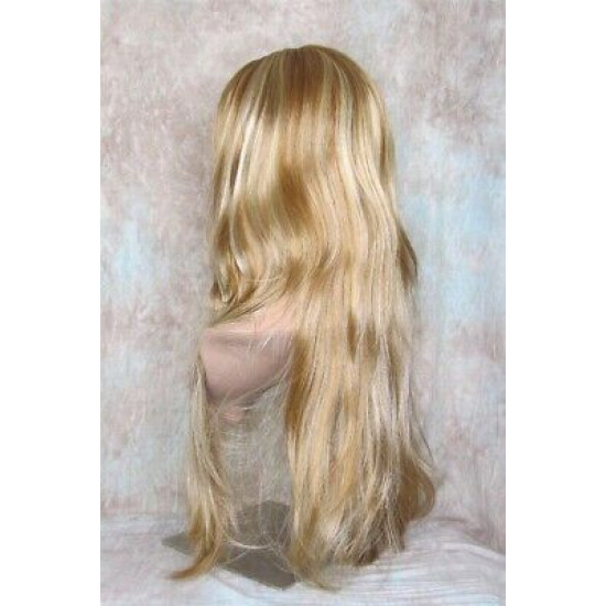 LINDA XL | Strawberry Blonde Mix Long Layers Wig Full Skin Top 28" 