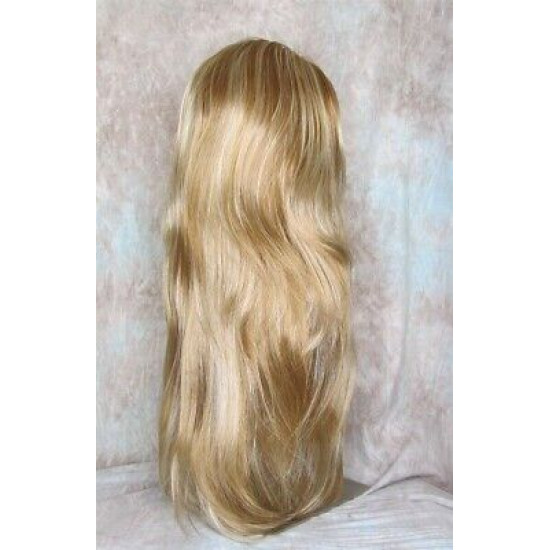 LINDA XL | Strawberry Blonde Mix Long Layers Wig Full Skin Top 28" 