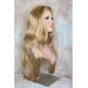 LINDA XL | Strawberry Blonde Mix Long Layers Wig Full Skin Top 28" 